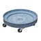 Vestil Gray Multi-Level Plastic Drum Dolly 600 lb Hard Rubber Casters DRUM-PDD - alternate 5